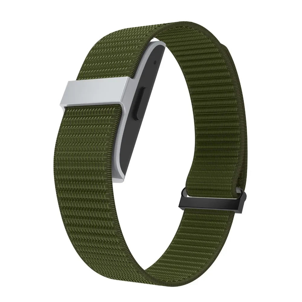 Nylon Smartwatch Band 20Mm Adjustable Sport Fitness Tracker Strap Breathable Replacement Wristband for Google Fitbit Air