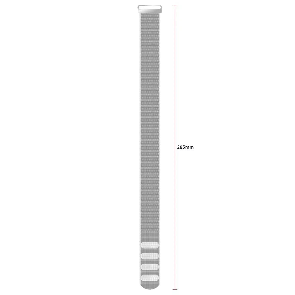 Adjustable Nylon Smartwatch Replacement Strap for Gogle Fitbit Air Breathable Sport Fitness Tracker Band Wristband Loop 20Mm