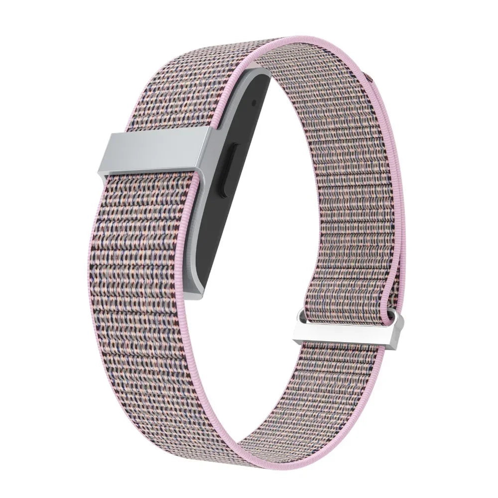 Nylon Smartwatch Band 20Mm Adjustable Sport Fitness Tracker Strap Breathable Replacement Wristband for Google Fitbit Air