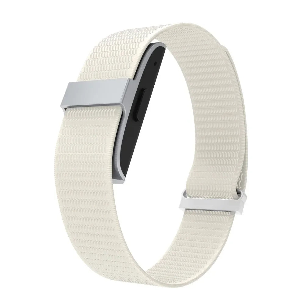 Nylon Smartwatch Band 20Mm Adjustable Sport Fitness Tracker Strap Breathable Replacement Wristband for Google Fitbit Air