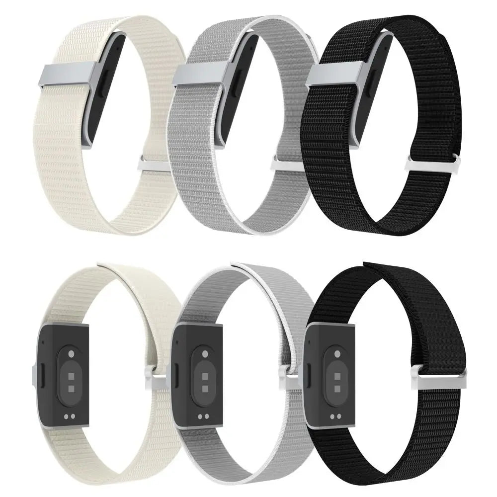 Nylon Smartwatch Band 20Mm Adjustable Sport Fitness Tracker Strap Breathable Replacement Wristband for Google Fitbit Air