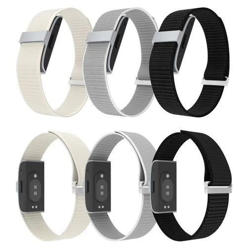 Nylon Smartwatch Band 20Mm Adjustable Sport Fitness Tracker Strap Breathable Replacement Wristband for Google Fitbit Air