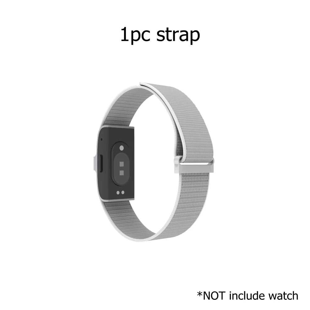 Adjustable Nylon Smartwatch Replacement Strap for Gogle Fitbit Air Breathable Sport Fitness Tracker Band Wristband Loop 20Mm