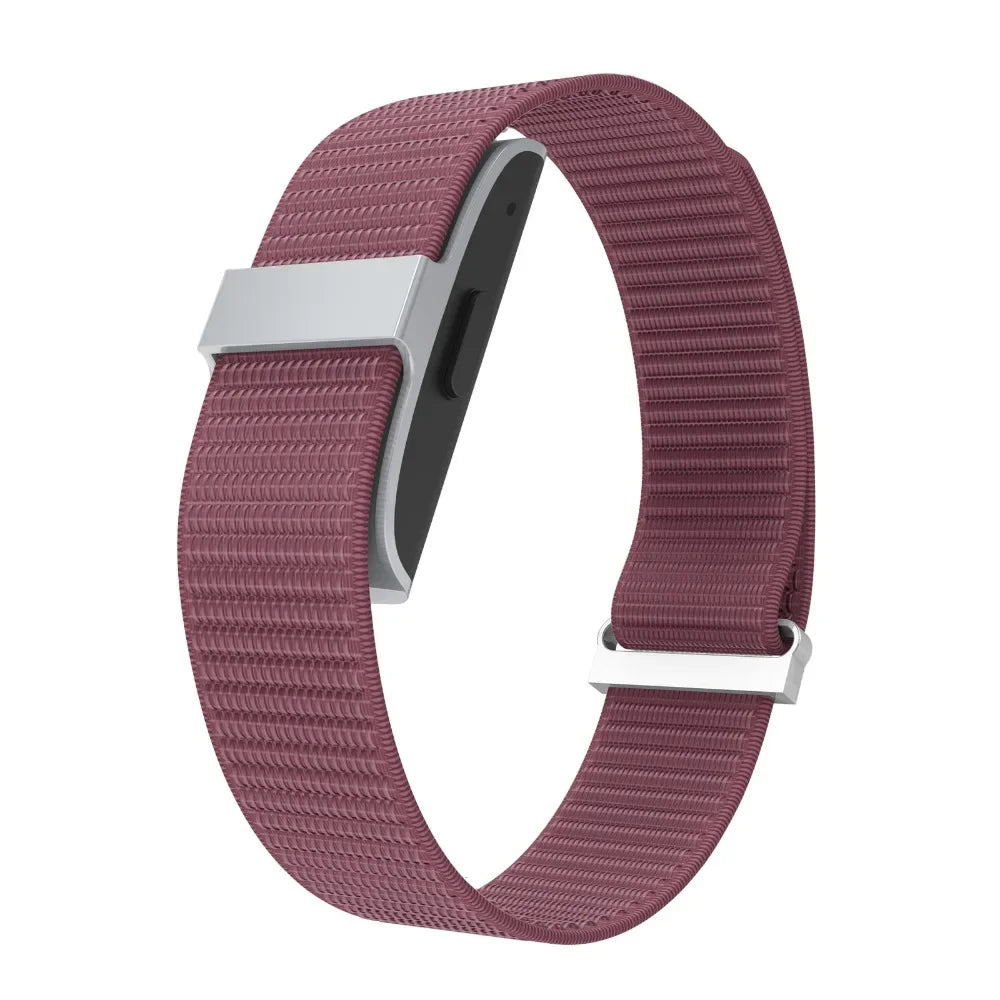 Nylon Smartwatch Band 20Mm Adjustable Sport Fitness Tracker Strap Breathable Replacement Wristband for Google Fitbit Air