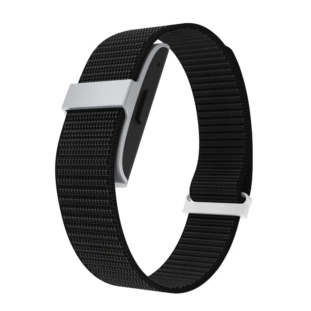 Nylon Smartwatch Band 20Mm Adjustable Sport Fitness Tracker Strap Breathable Replacement Wristband for Google Fitbit Air